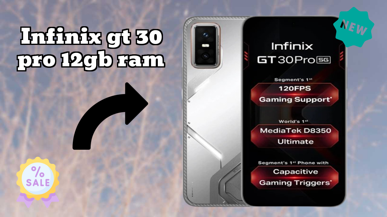 Infinix GT 30 Pro 12GB RAM - भारत में अभी ₹26,490 के तहत बेस्ट फोन