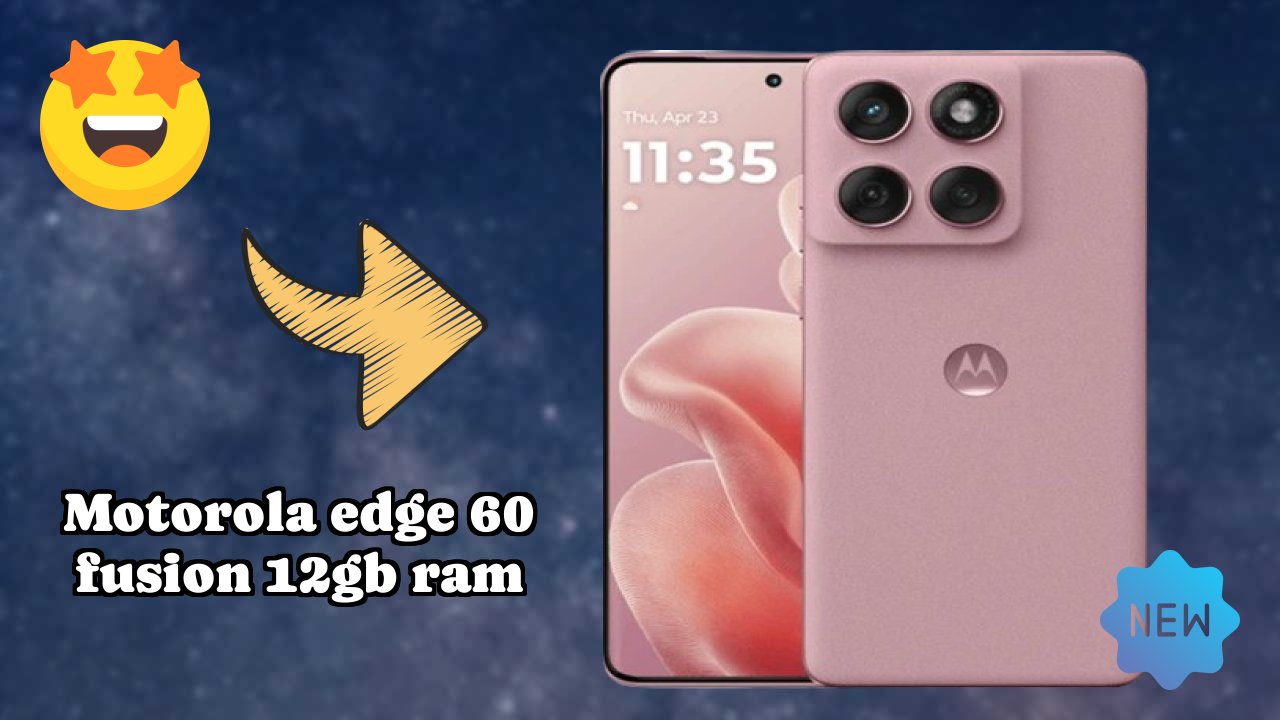 Motorola Edge 60 Fusion 12GB RAM डिस्प्ले तकनीक: P-OLED क्वॉलिटी