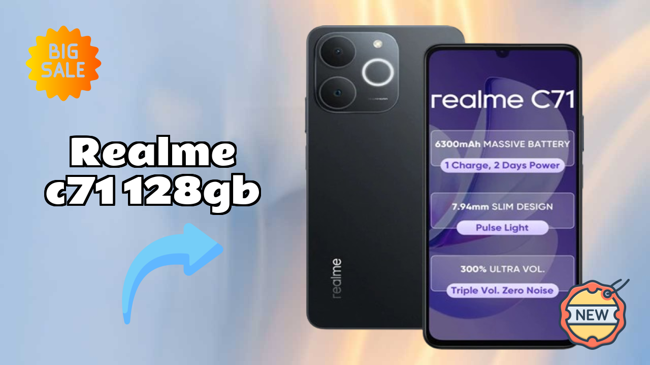 Realme C71 128GB डिस्प्ले  डिस्कसन: 6.74 Inches (17.12 Cm) क्वॉलिटी