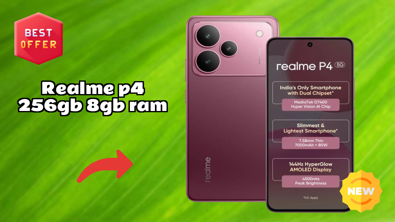 Realme P4 256GB 8GB RAM डिस्प्ले तकनीक: Hyper Glow AMOLED समझाया गया