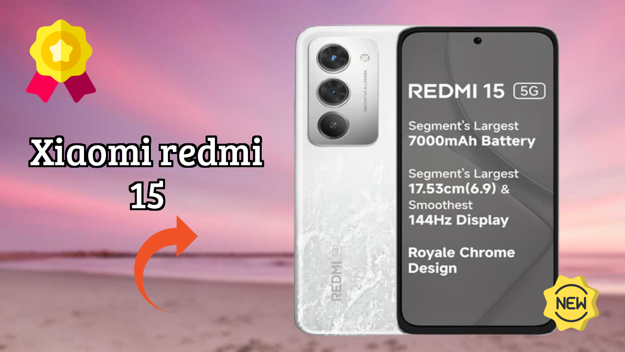 Xiaomi Redmi 15 डिस्प्ले साइज़: 6.9 Inches (17.53 Cm) स्क्रीन क्वॉलिटी